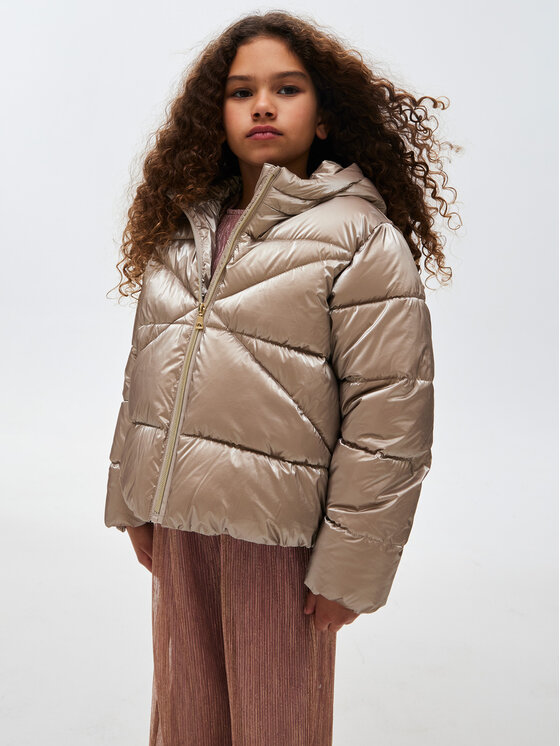 Mayoral Mayoral Зимно яке 7.415 Бежов Regular Fit