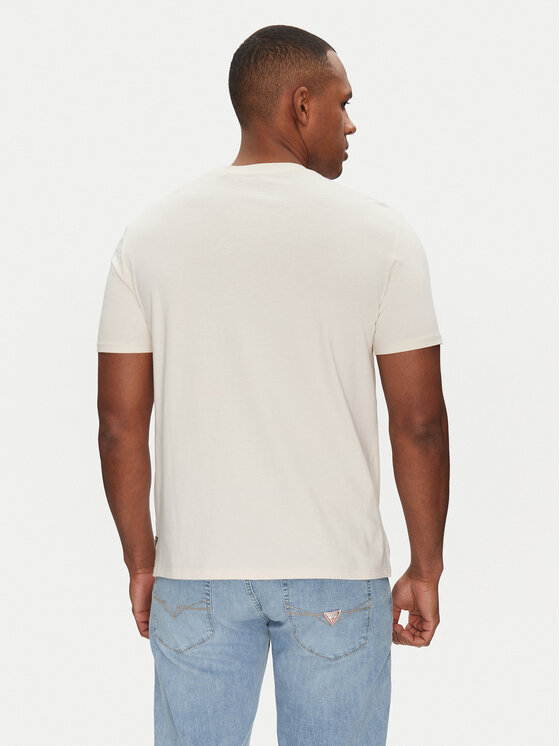 Guess Guess T-krekls M5GI41 KBW41 Écru Regular Fit