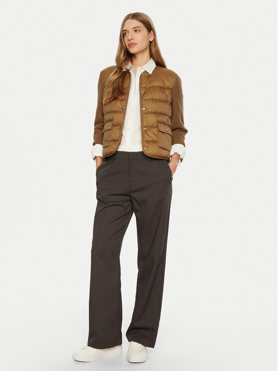 Tommy Hilfiger Tommy Hilfiger Pūkinė striukė WW0WW44343 Ruda Slim Fit