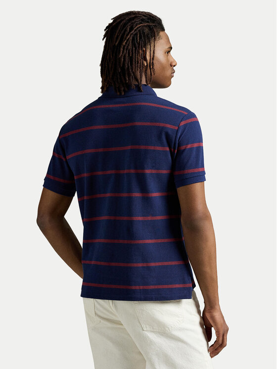 Polo Ralph Lauren Polo Ralph Lauren Polokošeľa 710971839001 Tmavomodrá Custom Slim Fit