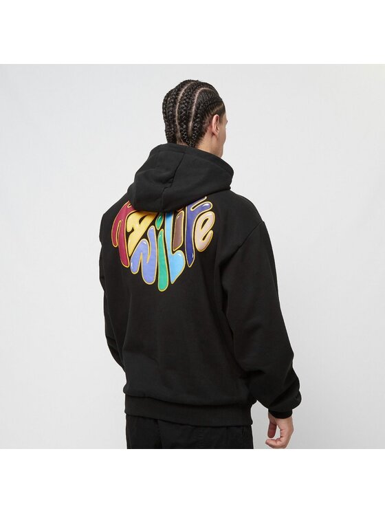 Karl Kani Karl Kani Mikina WOVEN SIGNATURE KANI LIFE OS FULL ZIP HOODIE Černá Regular Fit
