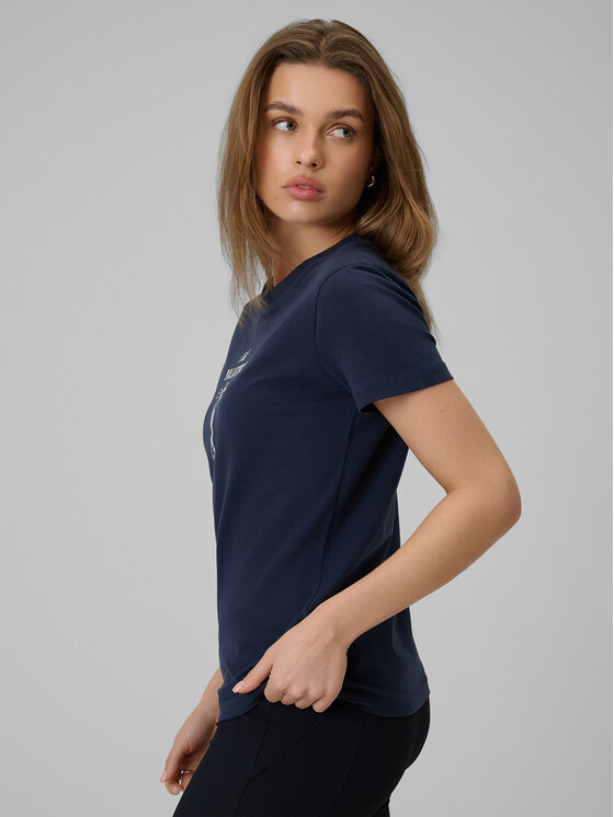 4F 4F T-Shirt WINTER CLUB Granatowy Regular Fit