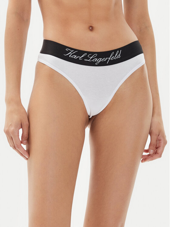 KARL LAGERFELD KARL LAGERFELD Στρίνγκ 240W2128 Λευκό