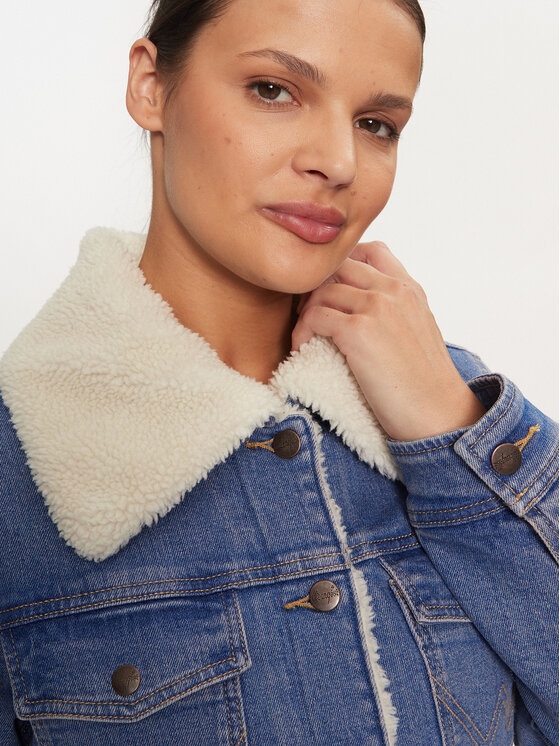 Wrangler Wrangler Traper jakna 112356629 Plava Regular Fit