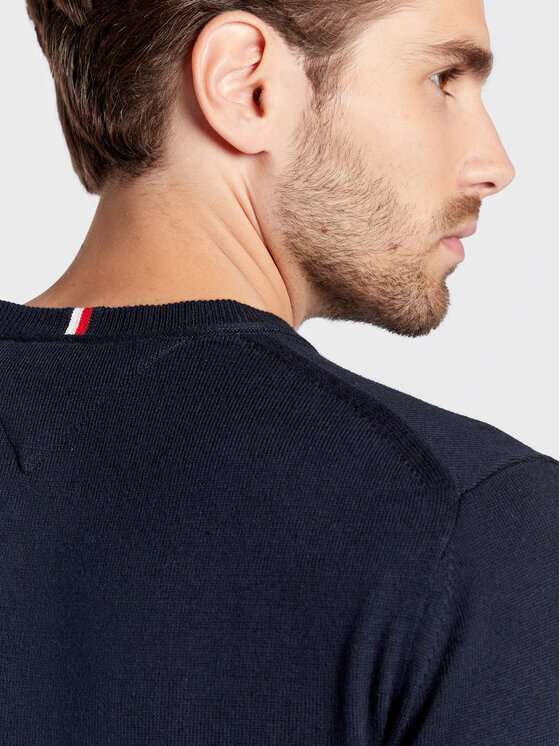 Tommy Hilfiger Tommy Hilfiger Pullover MW0MW28047 Dunkelblau Regular Fit