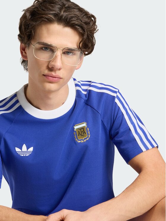 adidas adidas Koszulka techniczna 162135 Niebieski jasny Slim Fit