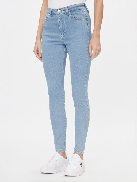 Tommy Jeans Džínsy Sylvia DW0DW17110 Modrá Skinny Fit