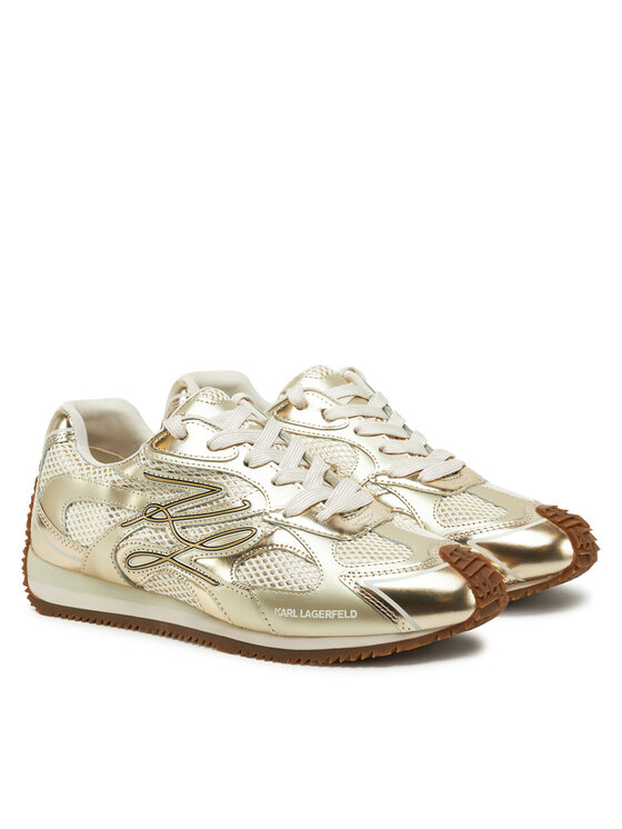 KARL LAGERFELD KARL LAGERFELD Sneakersy Velocette KL63925 Złoty