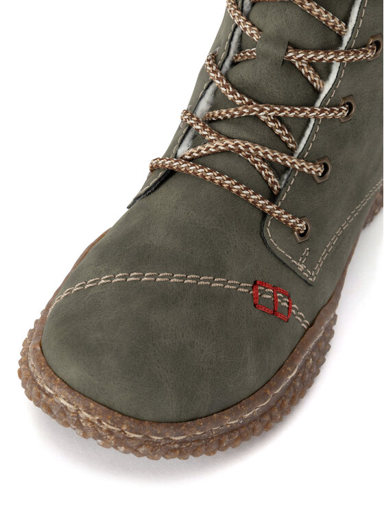 Rieker Rieker Šnurovacia obuv Y8441-54 Zelená