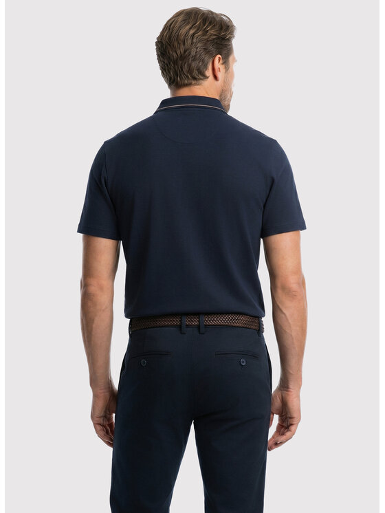 Pako Lorente Pako Lorente Polo P26WN-TX-008 Granatowy Regular Fit