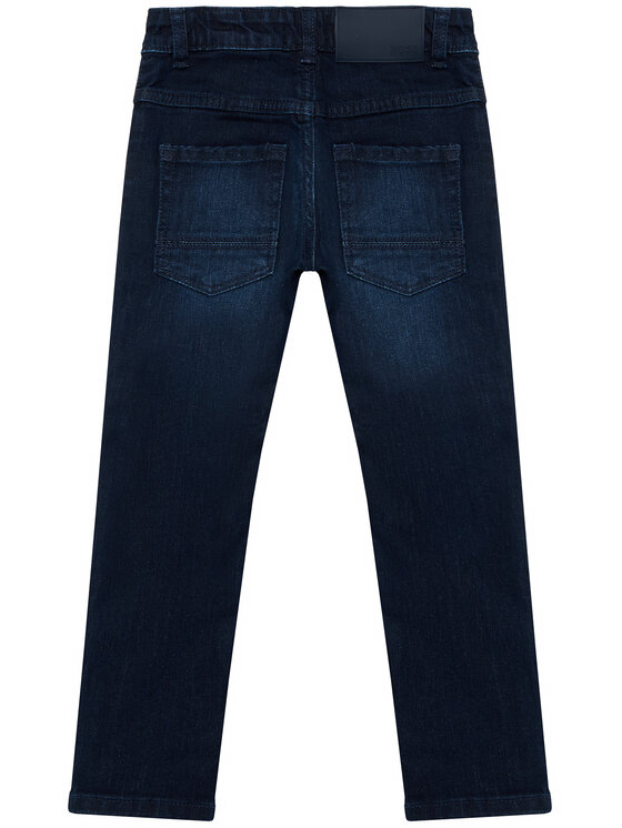 BOSS Boss Jeans hlače J24710 M Mornarsko modra Slim Fit