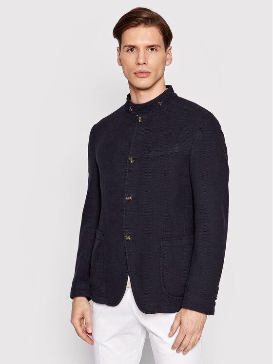 JOOP! Сако 17 Jb-48Hankook-D 30031621 Тъмносин Slim Fit