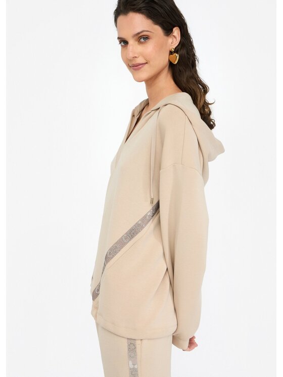 Liu Jo Liu Jo Felpa TF5091J461660906 Beige Regular Fit