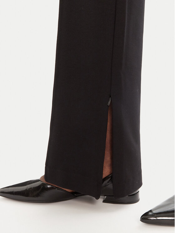 HUGO HUGO Панталони тип палацо Nalvasi 50542730 Черен Wide Leg