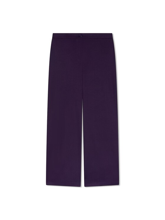 Fiorella Rubino Fiorella Rubino Spodnie materiałowe P853L002662N029 Fioletowy Flared Fit