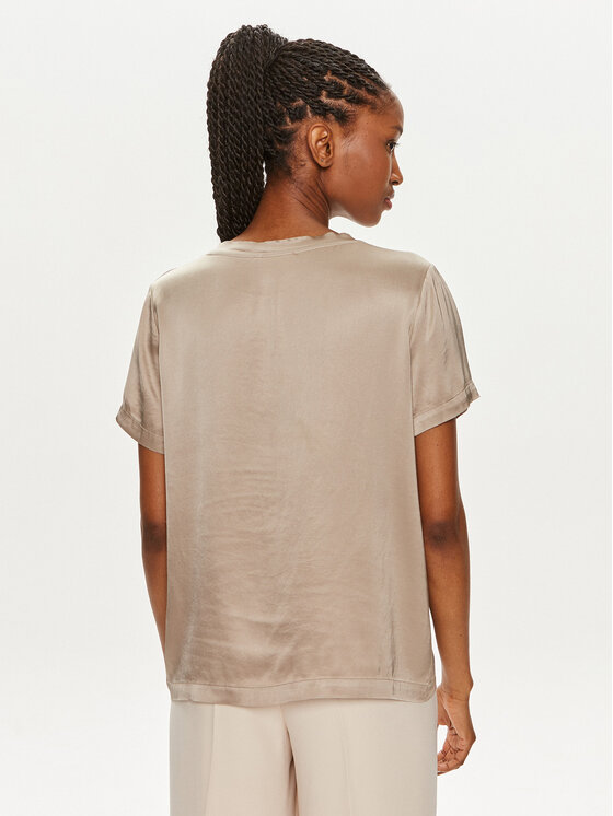 ViCOLO ViCOLO T-Shirt TB0040 Beżowy Regular Fit