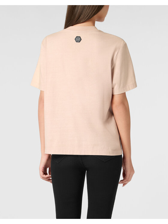 PHILIPP PLEIN PHILIPP PLEIN T-shirt 22351 Rosa Over Fit