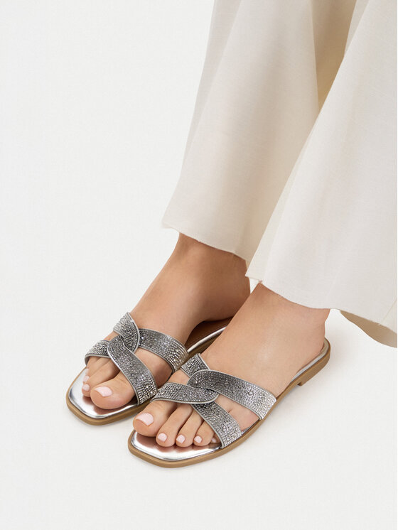 JENNY JENNY Шльопанці CEO-WSS21726-01 Срібний
