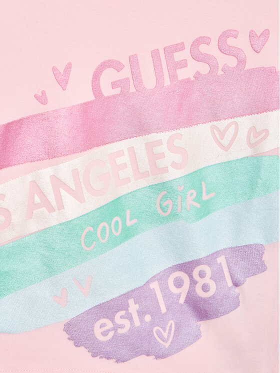Guess Guess Blusa K3YI01 K6YW4 Rosa Regular Fit