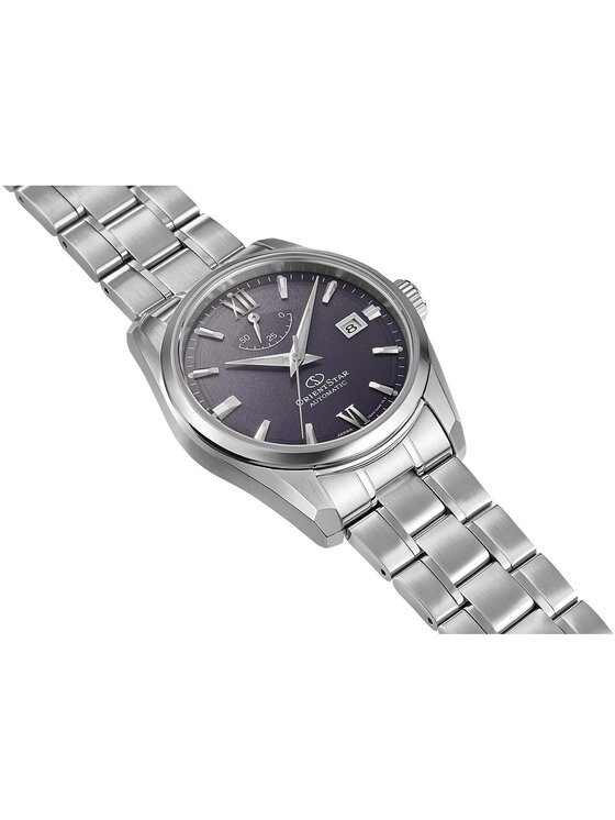Orient Star Orient Star Zegarek RE-AU0112V00B Srebrny