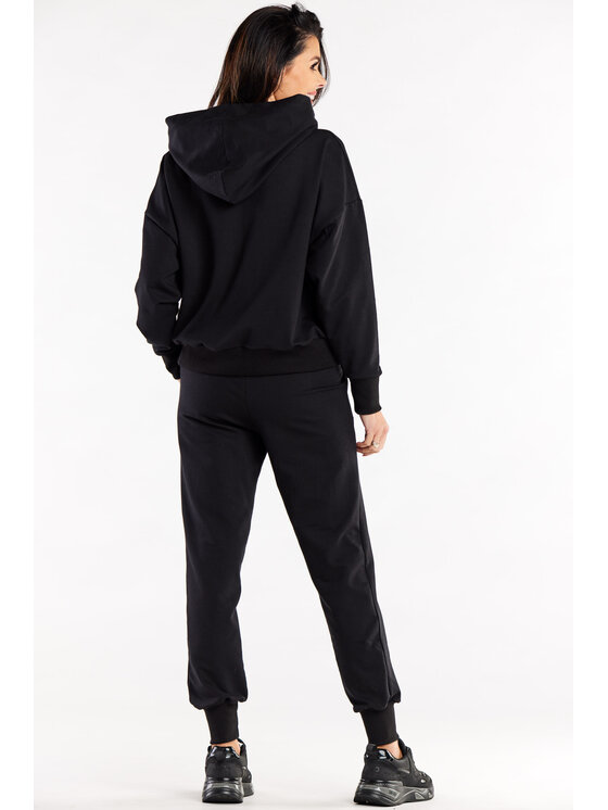 Infinite You Infinite You Bluza M318 Czarny Basic Fit