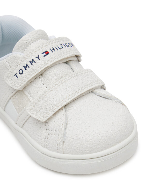 Tommy Hilfiger Tommy Hilfiger Tenisice Flag Low Cut Velcro Sneaker T1A9-33726-0375 M Bijela