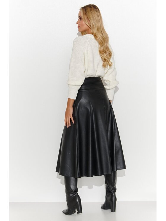 Makadamia Makadamia Sweter S140 Biały Regular Fit