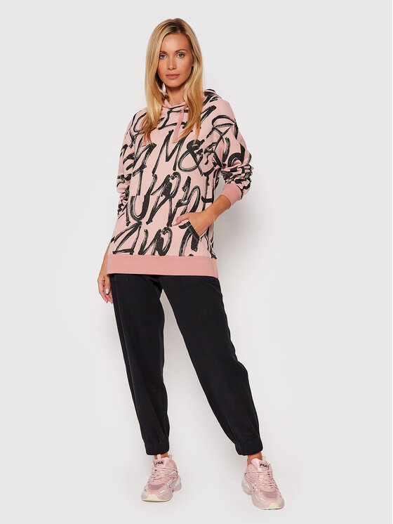 Deha Deha Bluza B54092 Różowy Regular Fit