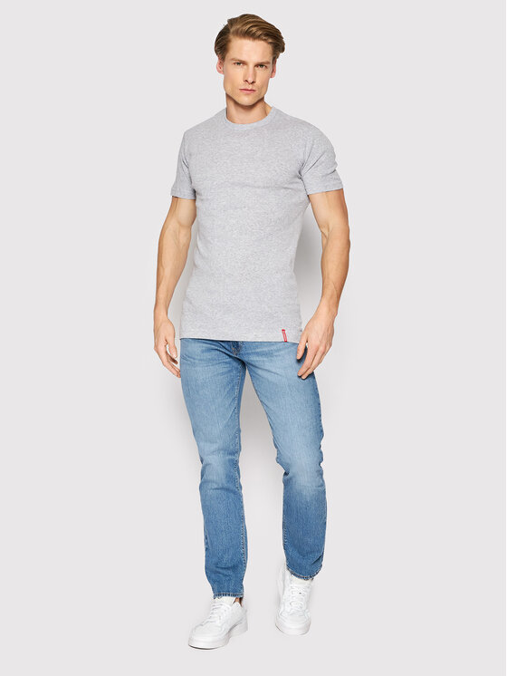 Henderson Henderson Tričko 1495 Sivá Regular Fit