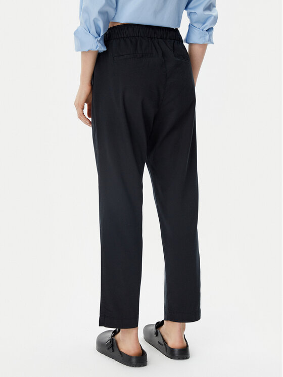 Gap Gap Παντελόνι υφασμάτινο 883883-05 Μαύρο Straight Leg