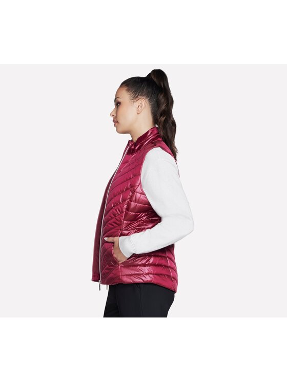 Skechers Skechers Gilet JA151-PKRD Bordeaux Regular Fit