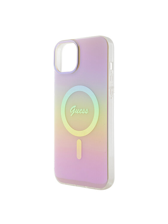 Guess Guess Etui na telefon iPhone 15 Różowy