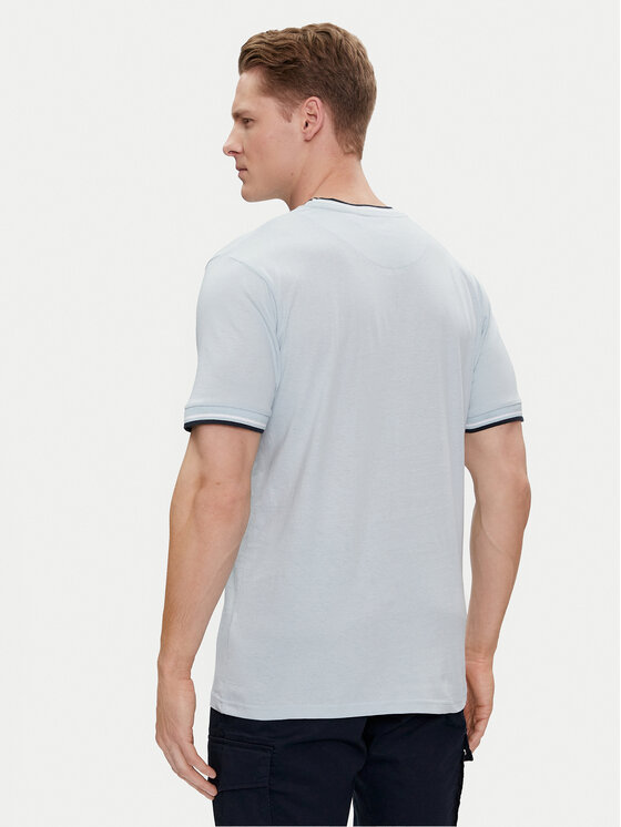 Brave Soul Brave Soul T-shirt MTS-149FEDERERF Celeste Straight Fit