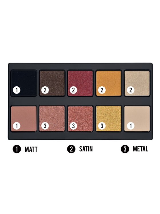 PUPA Milano PUPA Milano Make Up Stories Paleta cieni do powiek 002 Hot Flame