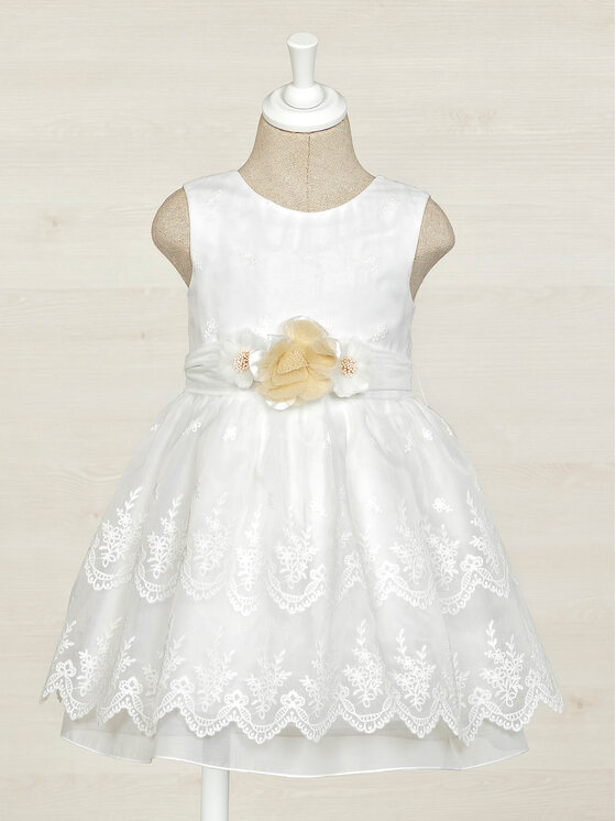 Abel & Lula Abel & Lula Elegantna haljina 5022 Bijela Regular Fit