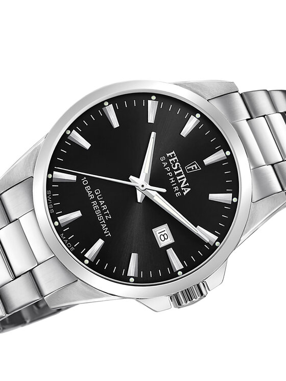 Festina Festina Zegarek F20024-4 Srebrny