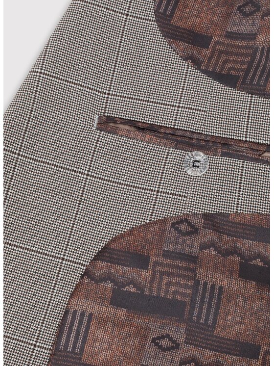Pako Lorente Pako Lorente Marynarka P24SF-3G-018 Brązowy Slim Fit