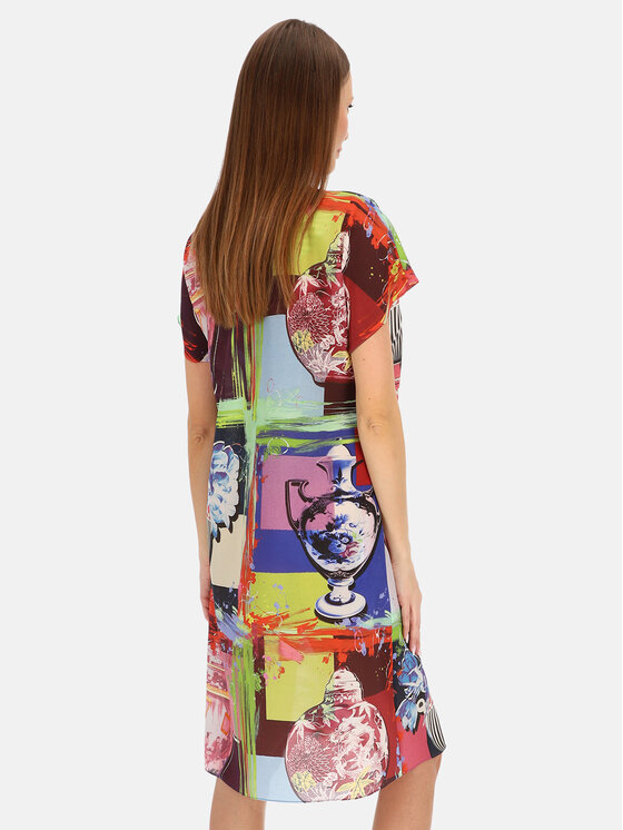 L’AF L’AF Sukienka letnia Eliza Kolorowy Regular Fit