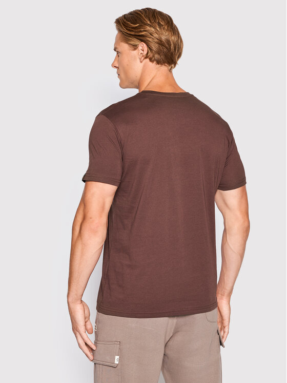 Alpha Industries Alpha Industries Majica Basic 100501 Rjava Regular Fit