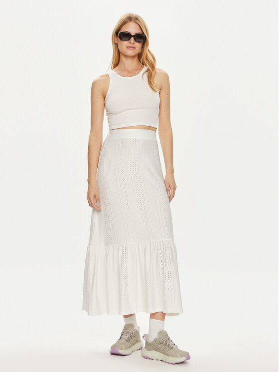 JDY JDY Maxi suknja Cathinka 15321057 Bijela Regular Fit