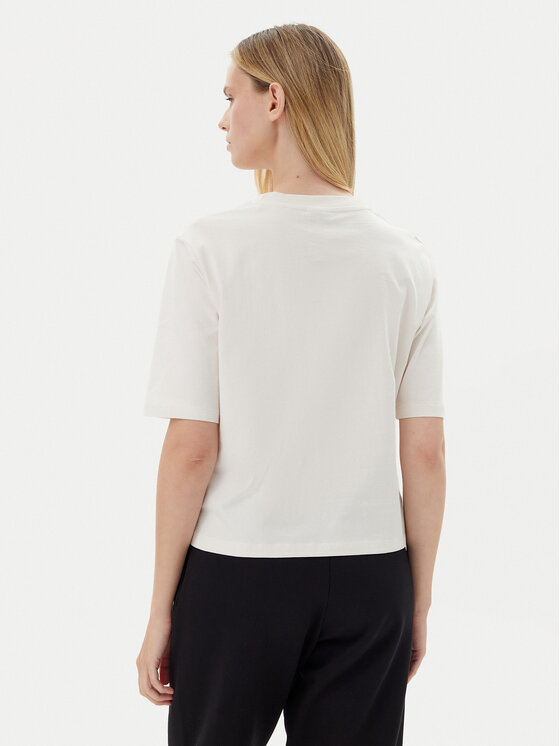 Guess Guess Tričko V4BI21 I3Z14 Écru Relaxed Fit