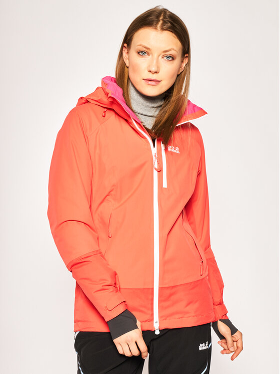 Jack Wolfskin Jack Wolfskin Kurtka snowboardowa Big White 1111621 Pomarańczowy Regular Fit