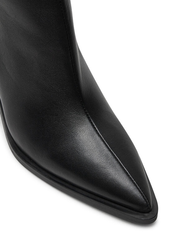 Calvin Klein Calvin Klein Botki Ankle Boot 70 Lth HW0HW02092 Czarny