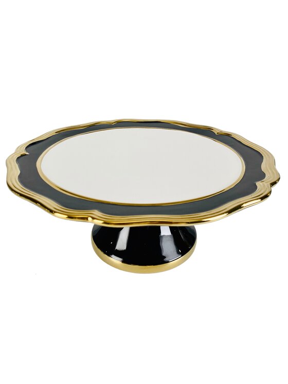 MIAhome MIAhome Patera ceramiczna 28x28x12 cm KETO Czarny