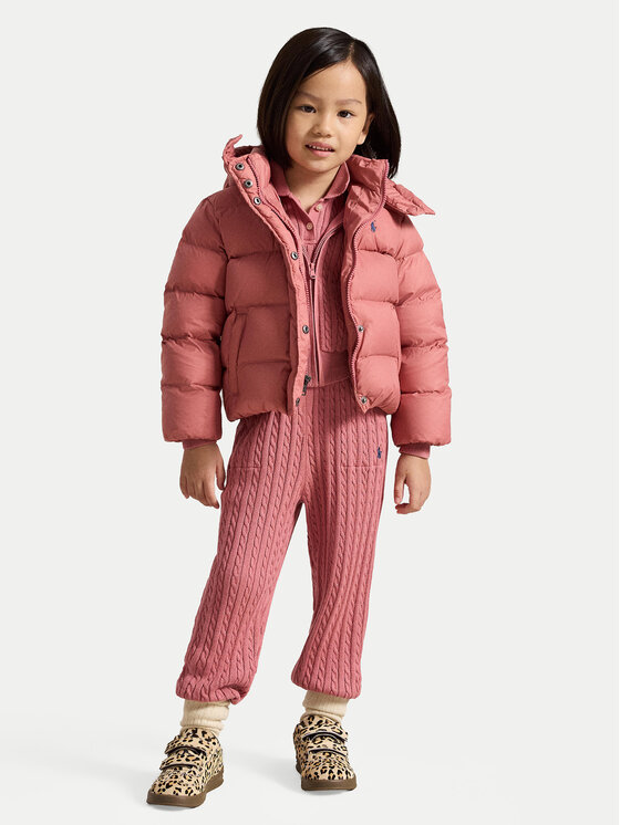 Polo Ralph Lauren Polo Ralph Lauren Pūkinė striukė 312970102502 Rožinė Regular Fit