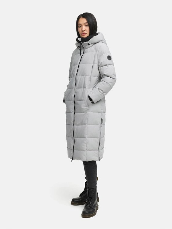Marikoo Marikoo Kurtka zimowa Lanitaa Szary Regular Fit