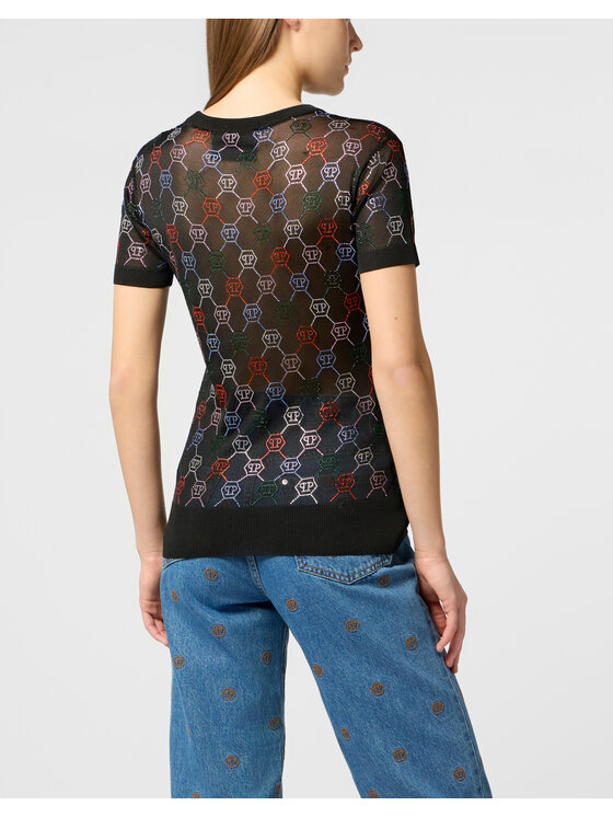 PHILIPP PLEIN PHILIPP PLEIN T-Shirt 29915 Czarny Regular Fit