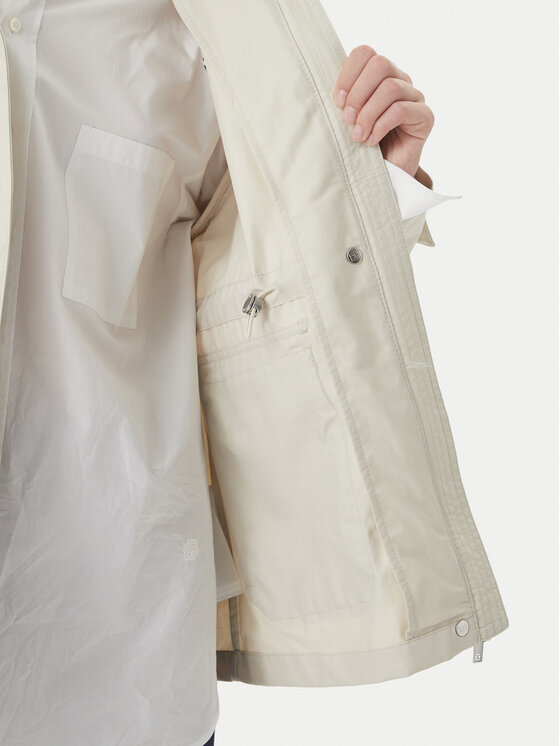 Tommy Hilfiger Tommy Hilfiger Bunda pro přechodné období Utility WW0WW48612 Světle béžová Relaxed Fit