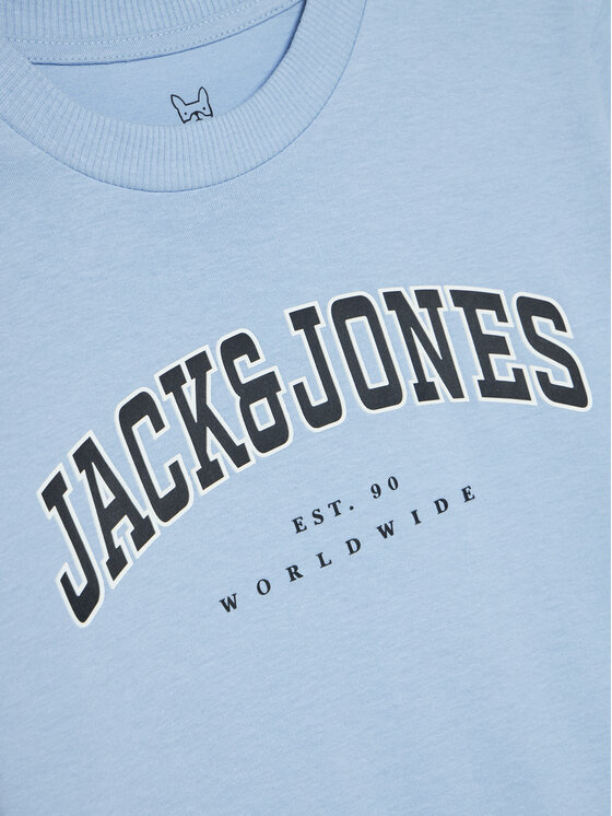 Jack&Jones Junior Jack&Jones Junior T-shirt Caleb 12258924 Plava Relaxed Fit