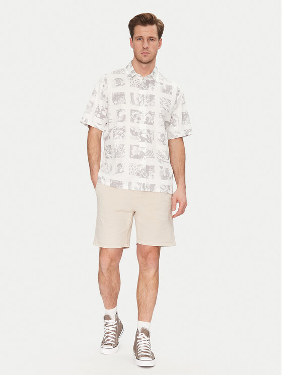 Resteröds Resteröds Košile Bron 10251 7411 Bílá Regular Fit